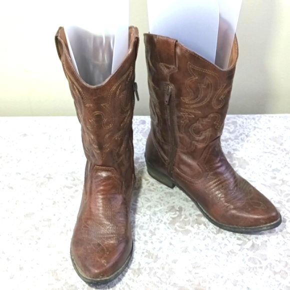 Dr Scholls Brown 🤎 Boots Women's Size 6 - Picture 1 of 15